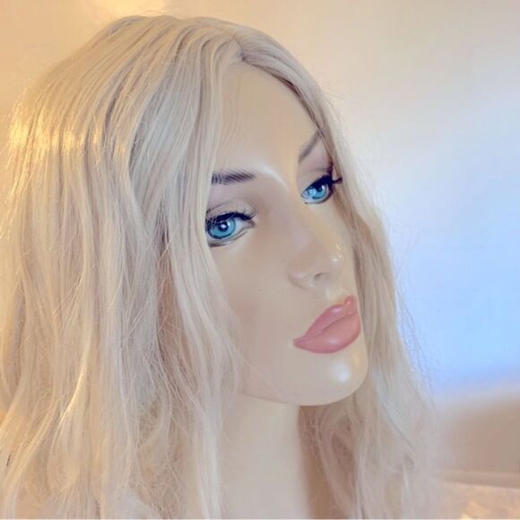Wig Cosplay Miss U Hair XL Blonde Curls Adjustable Straps Gorgeous - Picture 7 of 9